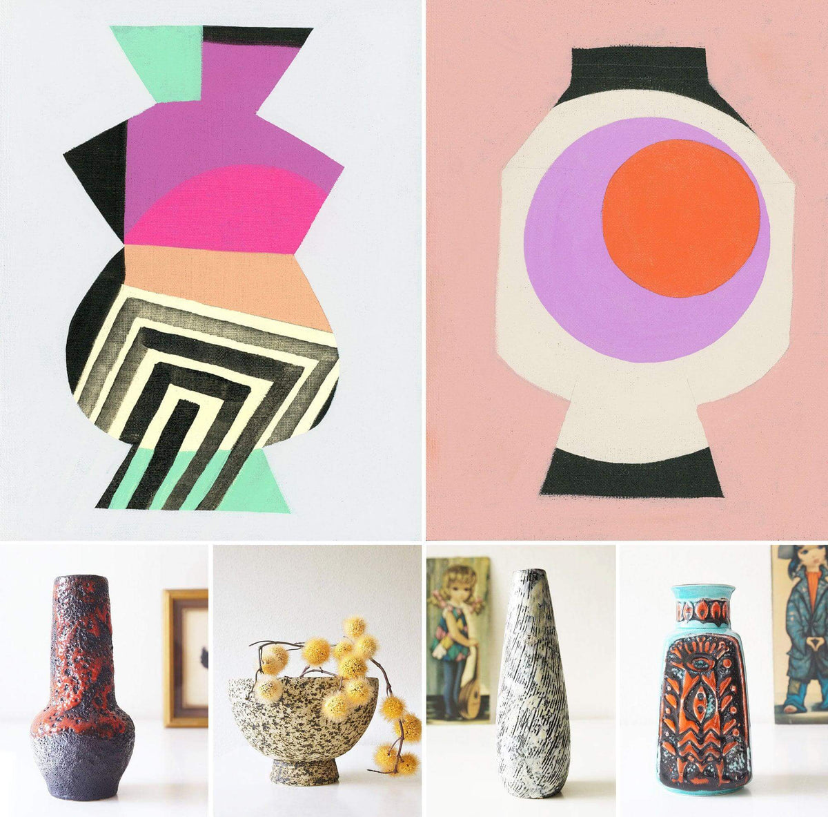 How many vases does it take to make a painting - inaluxe