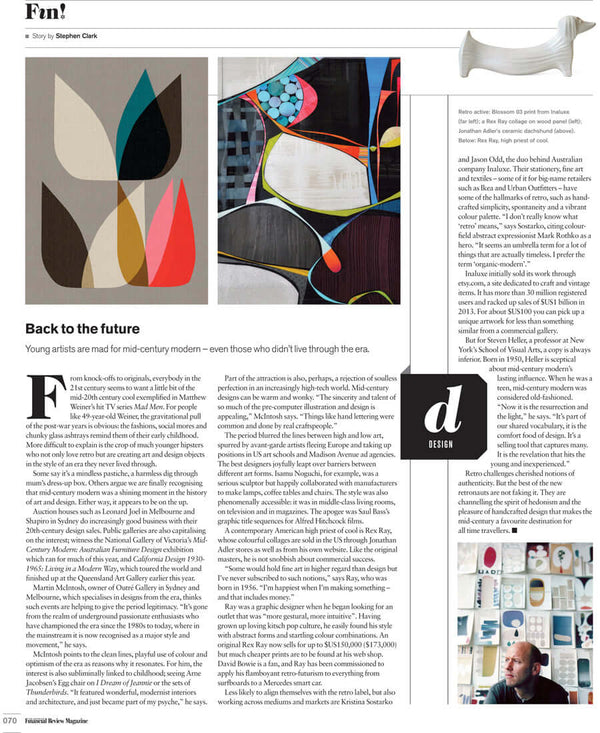 Inaluxe in the AFR Annual Design Magazine!
