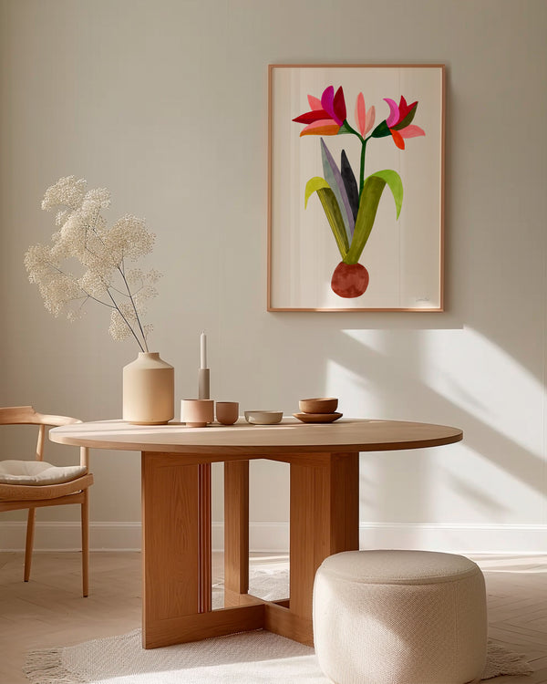 Amaryllis Full Bloom fine art archival flower print