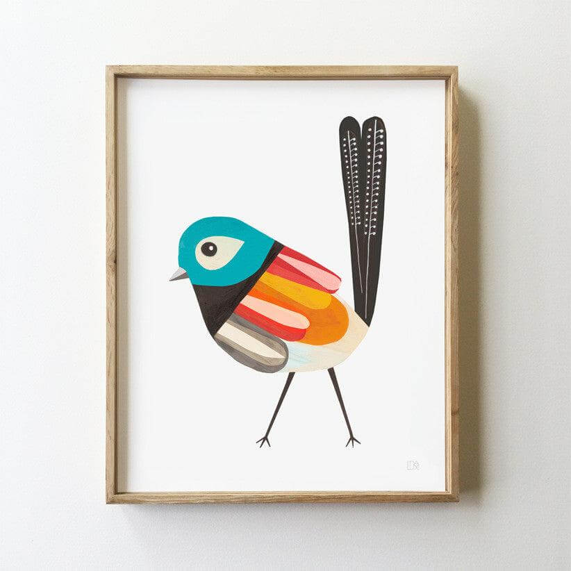 Red Winged Fairy Wren - inaluxe