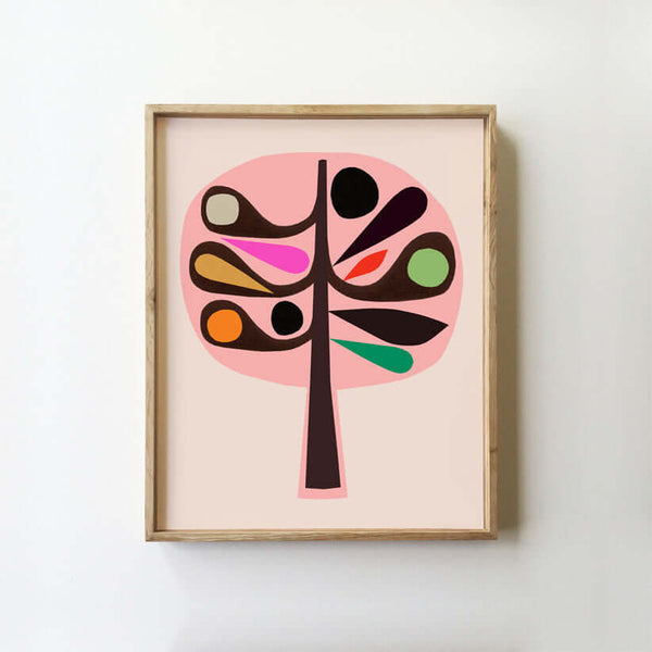 Tree II - Abstract Art Print - inaluxe