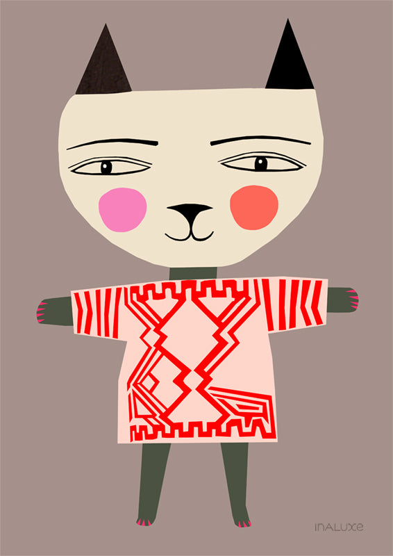 Hugs Kitty Fine Art Print
