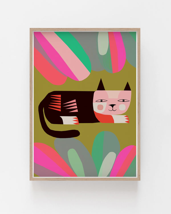 Little Jungle Kitty Fine Art Print