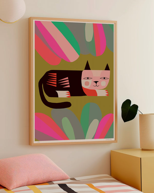 Little Jungle Kitty Fine Art Print