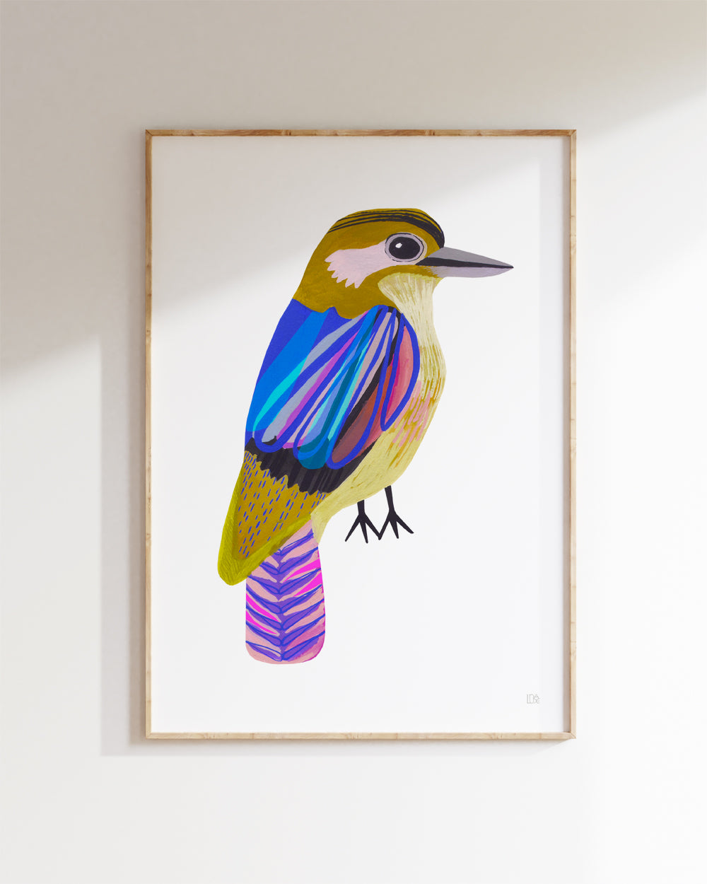Blue Winged Kookaburra Fine Art Print