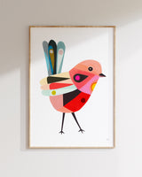 Australian Fairy Wren Fine Art Bird Print