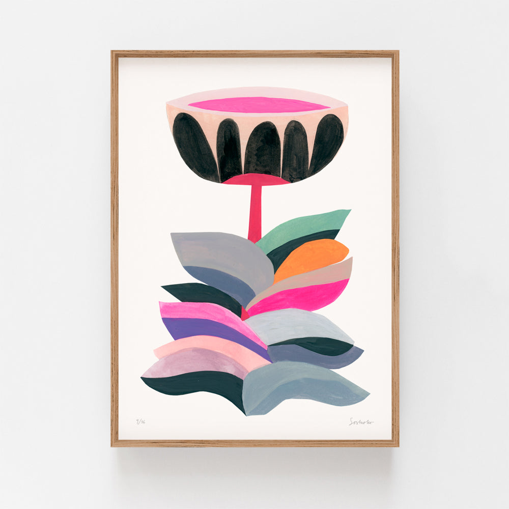 Pink Lake Flower fine art Limited Edition
