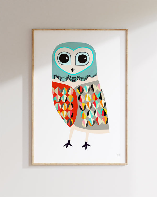 Sol Owl Fine Art Print