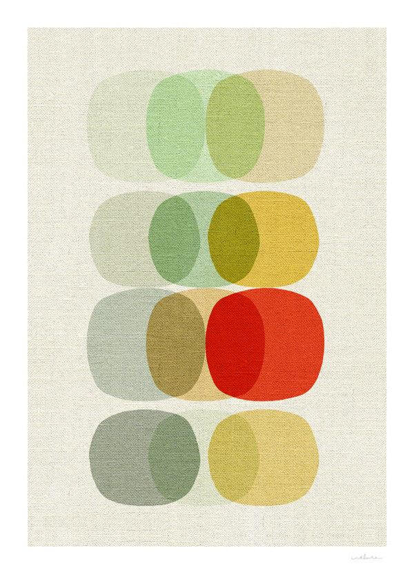Keep It Simple Circle Fine Art Print - inaluxe