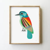 Laughing Kookaburra fine art print - inaluxe