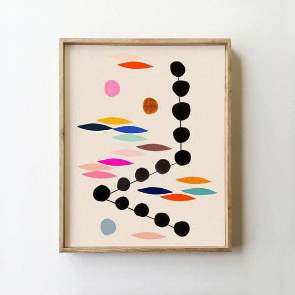 Oceana Abstract Art Print - inaluxe