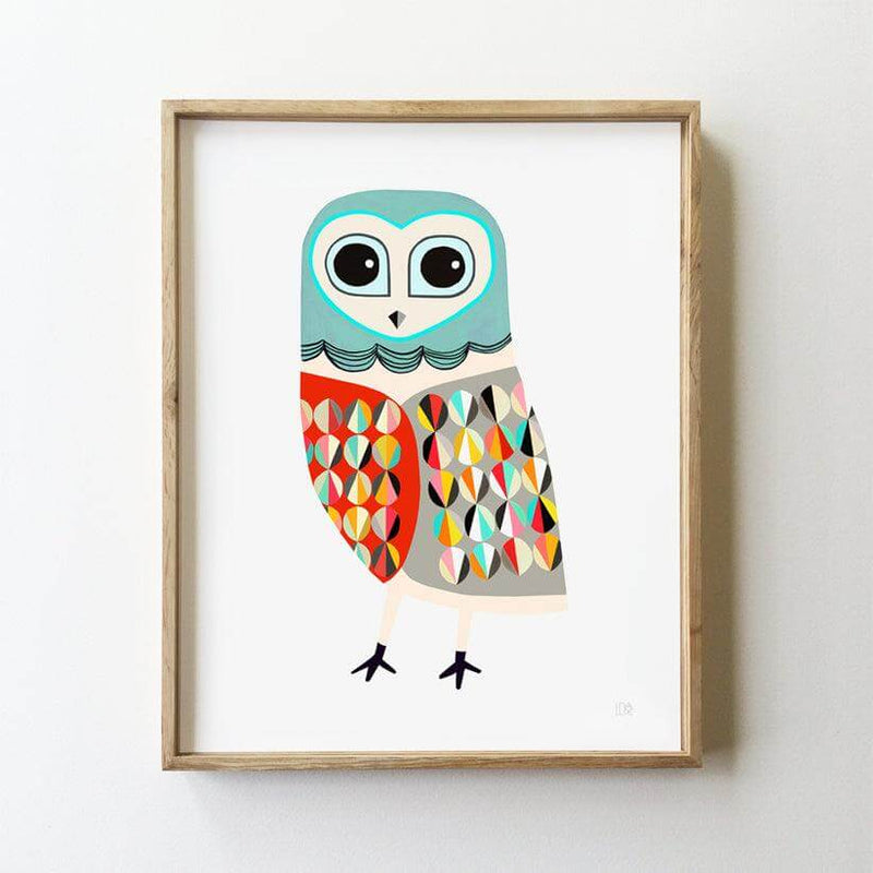 Sol Owl Fine Art Print - inaluxe